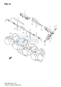 GSF-1250S ABS BANDIT EU drawing THROTTLE BODY HOSE-JOINT