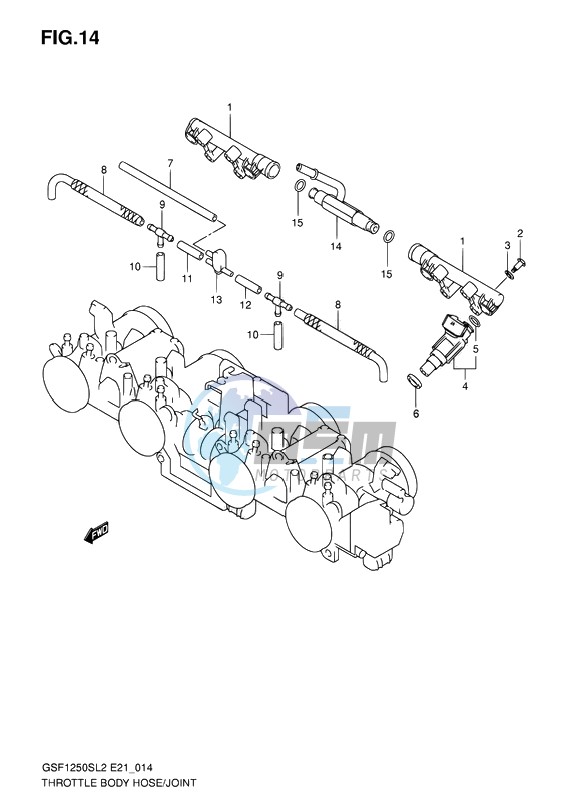 THROTTLE BODY HOSE-JOINT