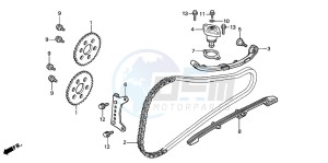 FJS600D SILVER WING drawing CAM CHAIN/TENSIONER