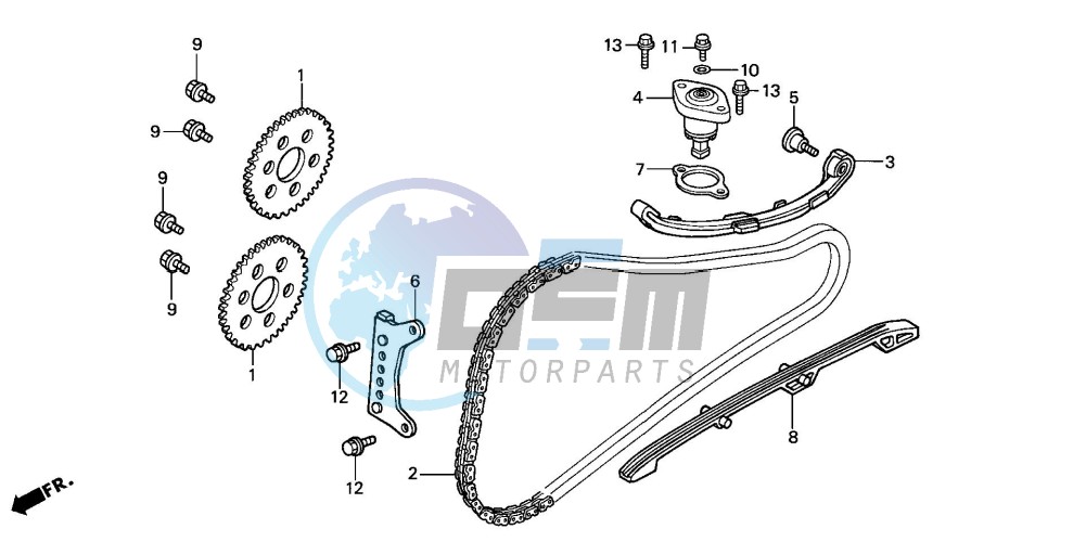 CAM CHAIN/TENSIONER