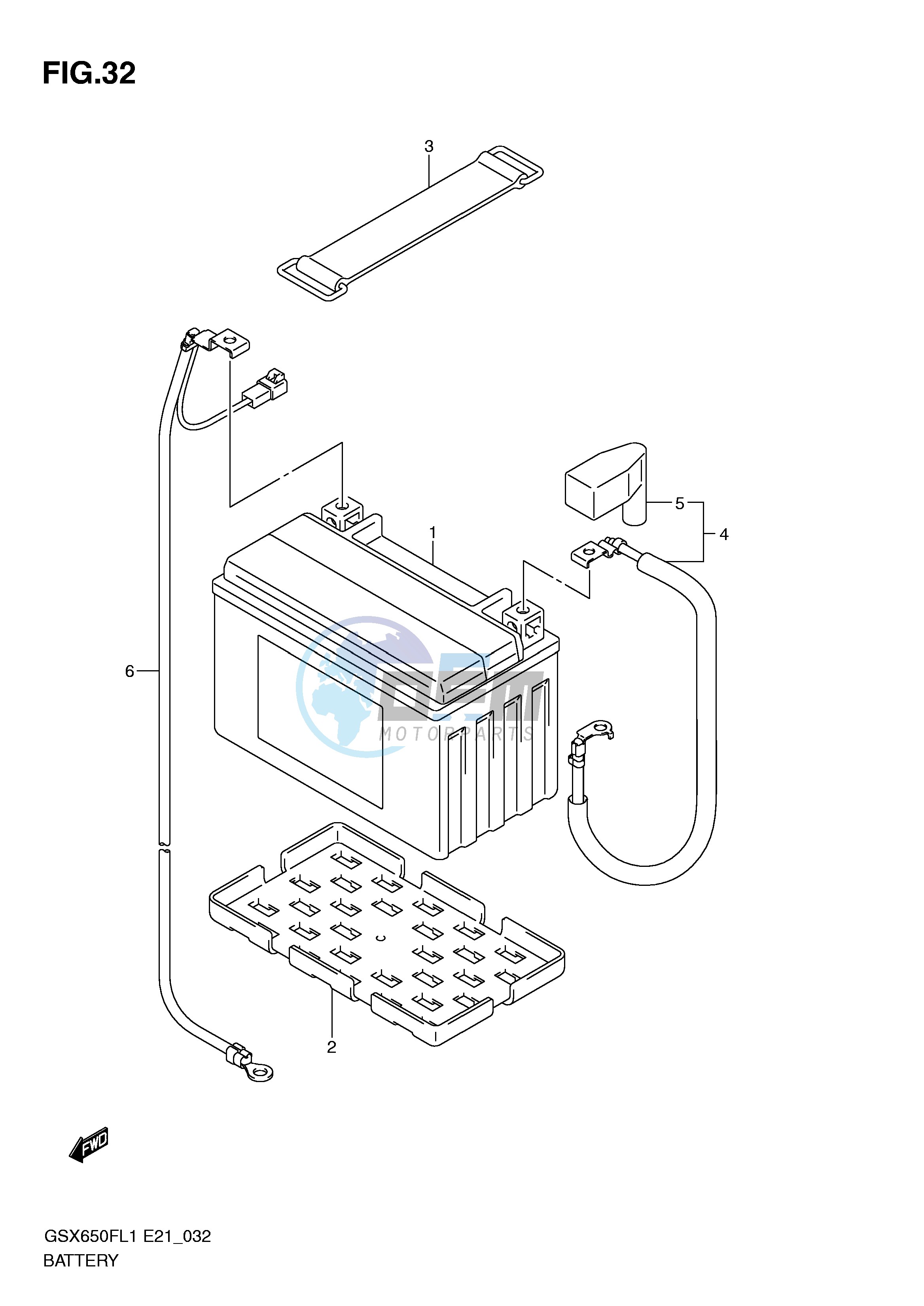 BATTERY (GSX650FL1 E21)