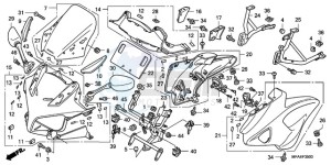 CBF1000AA Europe Direct - (ED / ABS) drawing COWL