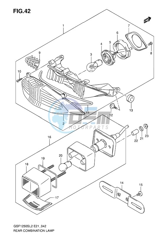 REAR COMBINATION LAMP