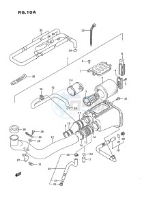 LT-F250 (E3) drawing AIR CLEANER (MODEL M N P R S T)