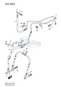 SV650 ABS EU drawing FRONT BRAKE HOSE