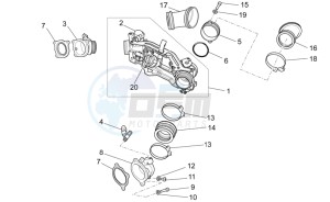 Stelvio 1200 1200 drawing Throttle body