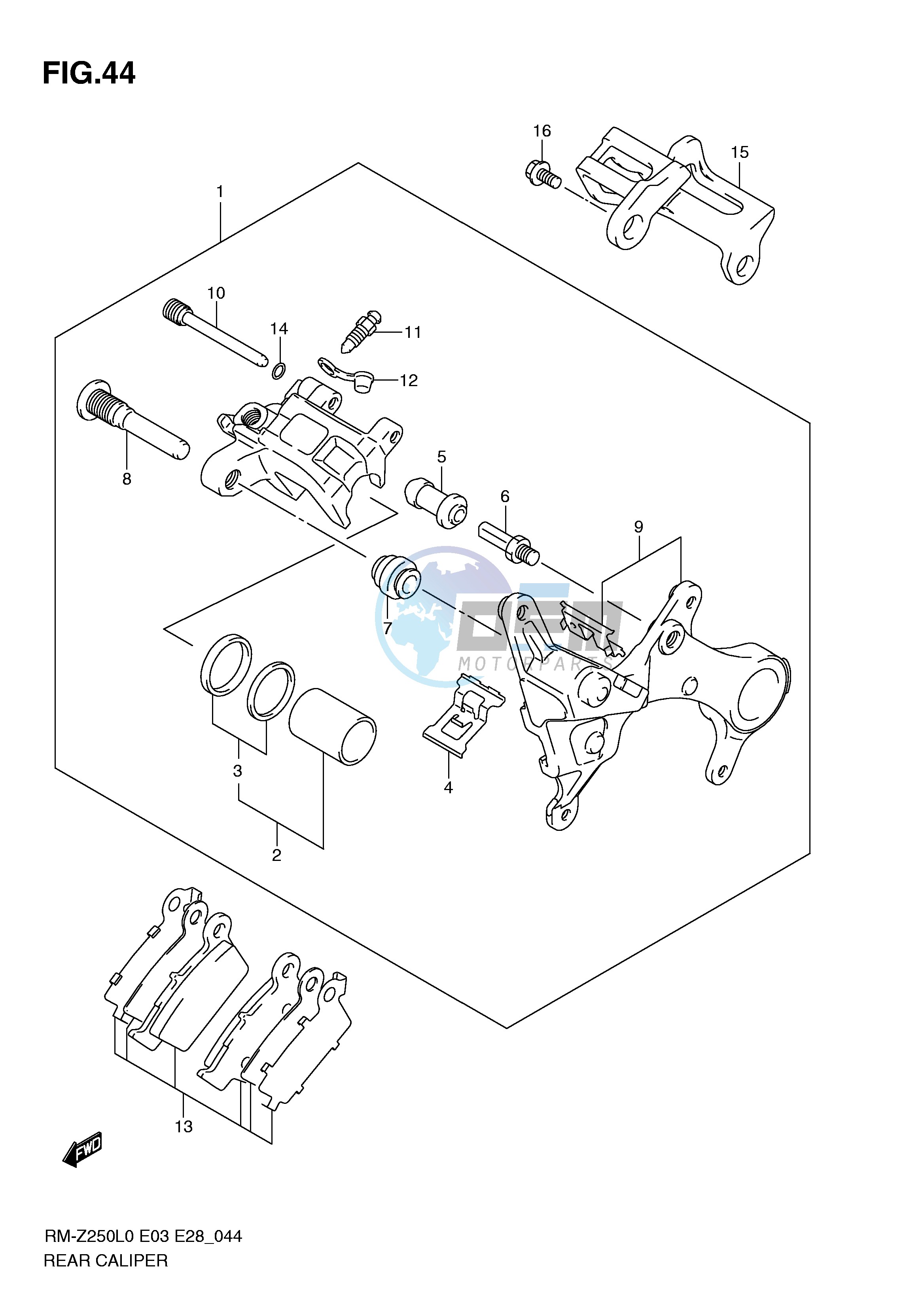 REAR CALIPER