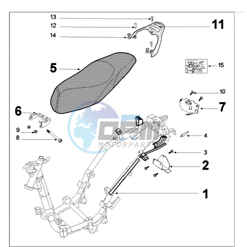 FRAME AND SADDLE