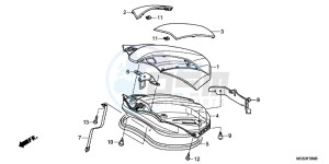 NC700XDD NC700X Dual Cluth ABS 2ED - (2ED) drawing LUGGAGE LID