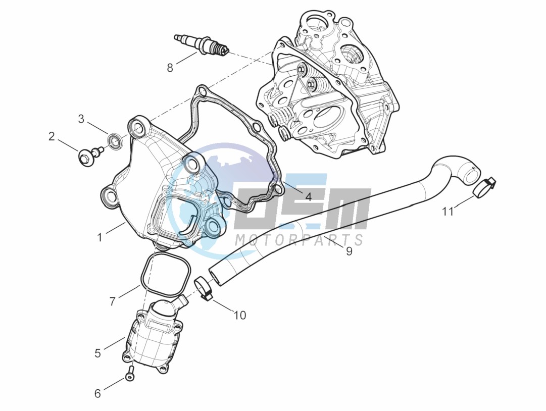 Cylinder head cover