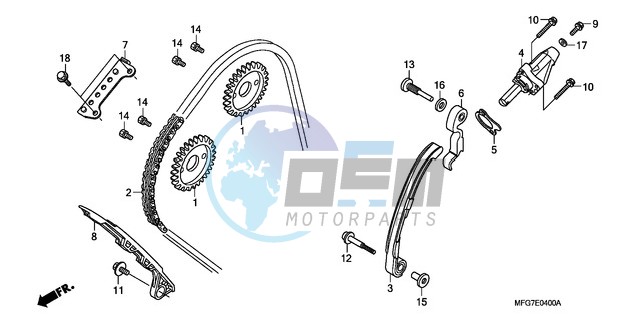 CAM CHAIN/TENSIONER