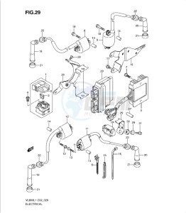 VL800 drawing ELECTRICAL (VL800L1 E19)