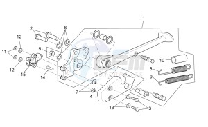 RSV 4 1000 APRC Factory Std SE drawing Central stand