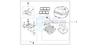 SH125 drawing TOP BOX 35L