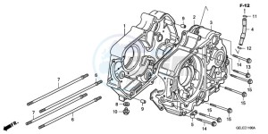 CRF50F9 Australia - (U) drawing CRANKCASE