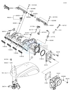 JET SKI ULTRA 310R JT1500NGF EU drawing Throttle