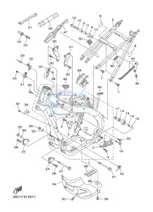 WR450F (2GC2 2GC3 2GC4 2GC4) drawing FRAME