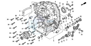 GL1500SE GOLDWING SE drawing REAR CASE