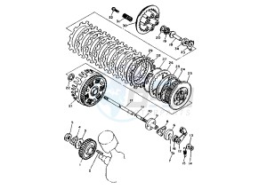 XV VIRAGO 750 drawing CLUTCH