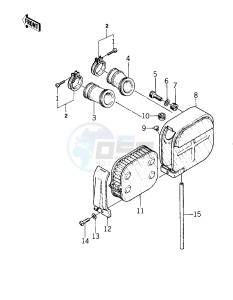 KZ 400 S [SPECIAL] (S) [SPECIAL] drawing AIR CLEANER -- 75 S- -