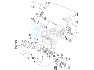 GP 800 drawing Swinging arm