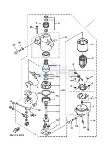 F225TXRE drawing STARTER-MOTOR