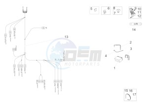 RSV4 1000 Racing Factory L.E. (EMEA, APAC) (AUS, CP, EU, GB, J, MAL, NZ, RI, VN) drawing Rear electrical system