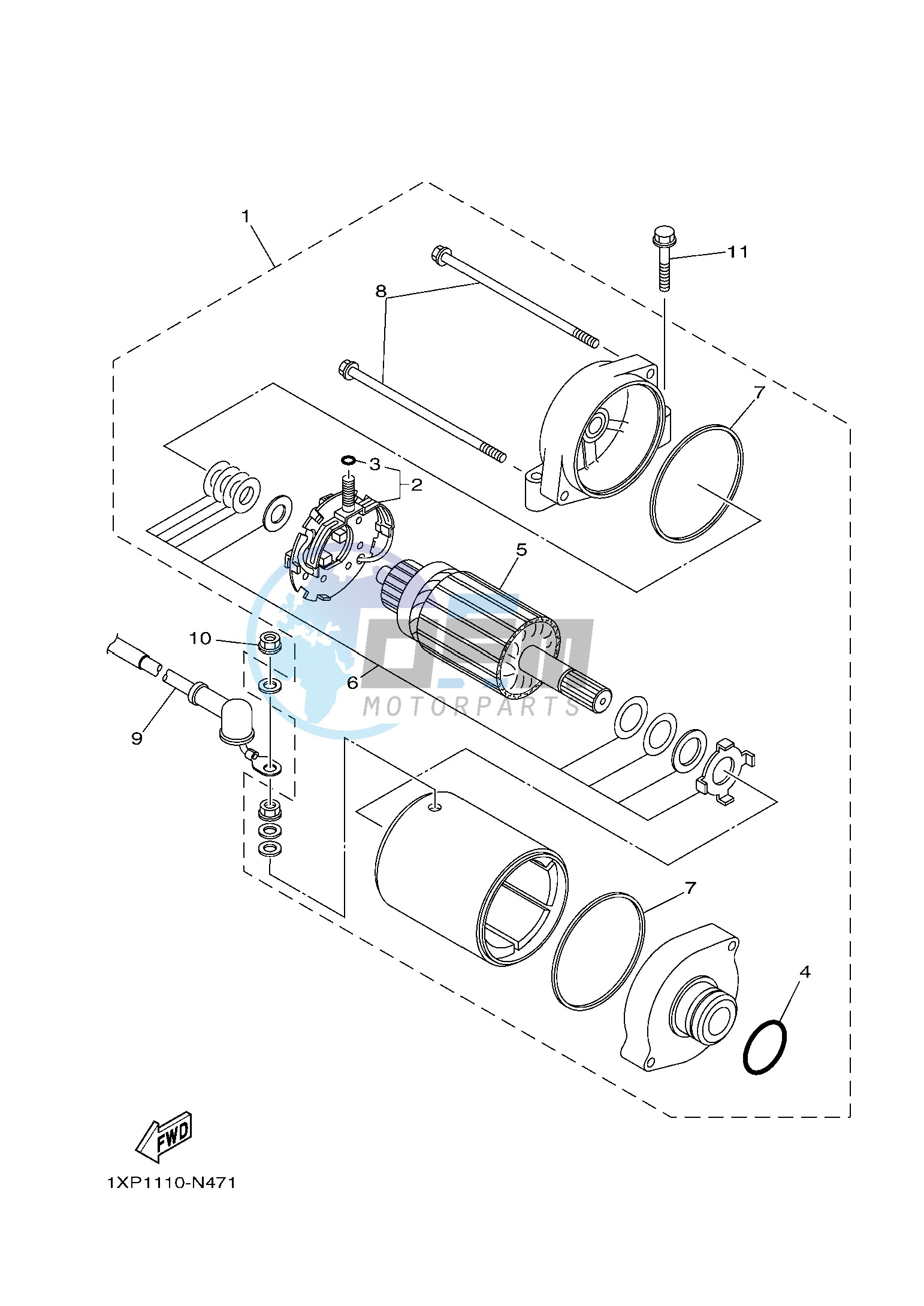 STARTING MOTOR