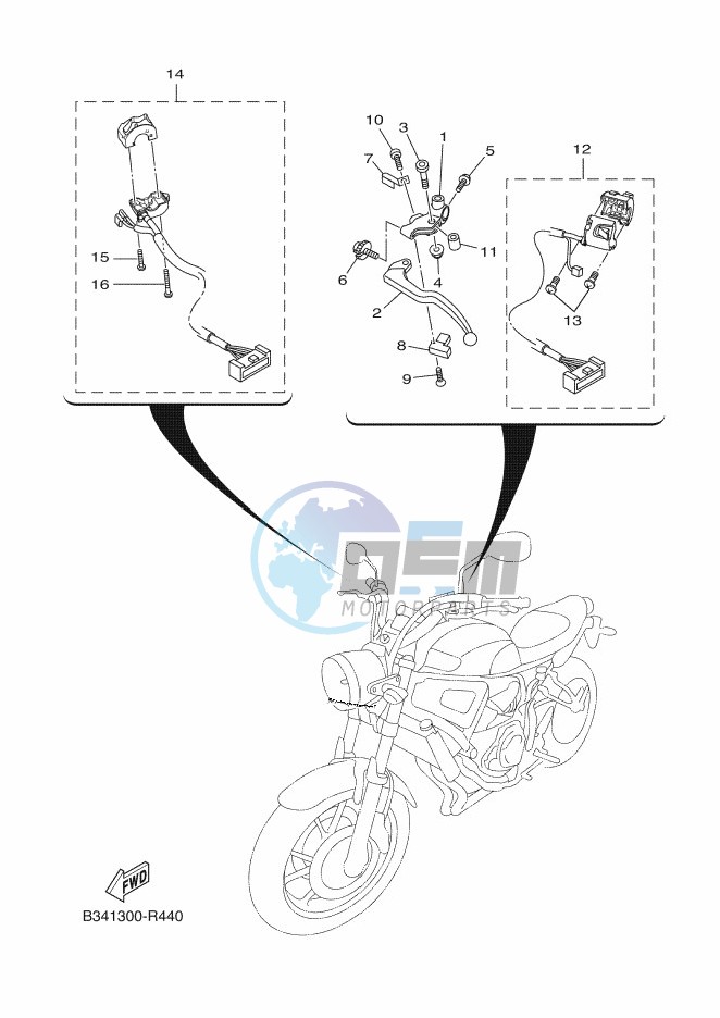 HANDLE SWITCH & LEVER