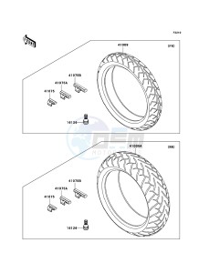 NINJA ZX-10R ZX1000E8F FR GB XX (EU ME A(FRICA) drawing Tires