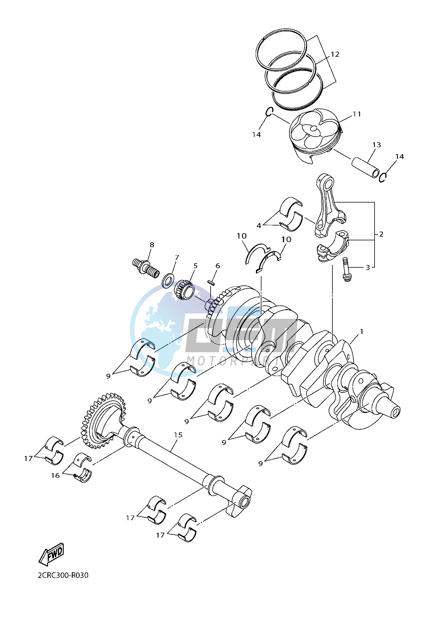 CRANKSHAFT & PISTON