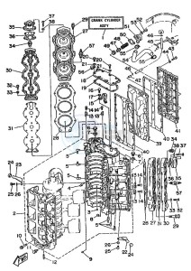 175A drawing CYLINDER--CRANKCASE