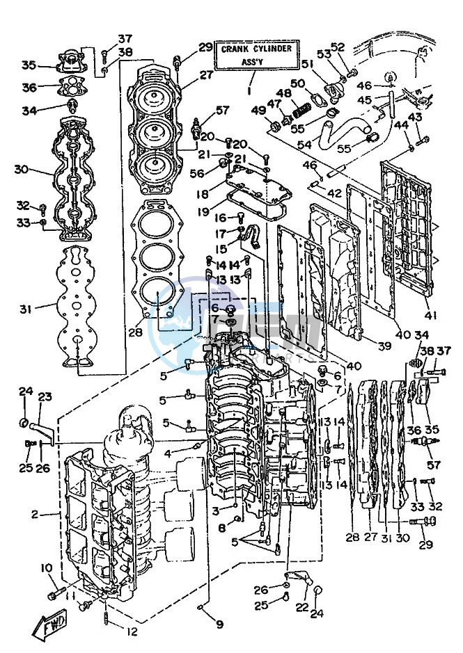 CYLINDER--CRANKCASE