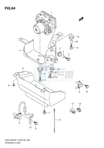 GSX1250FA (E28) drawing HYDRAULIC UNIT