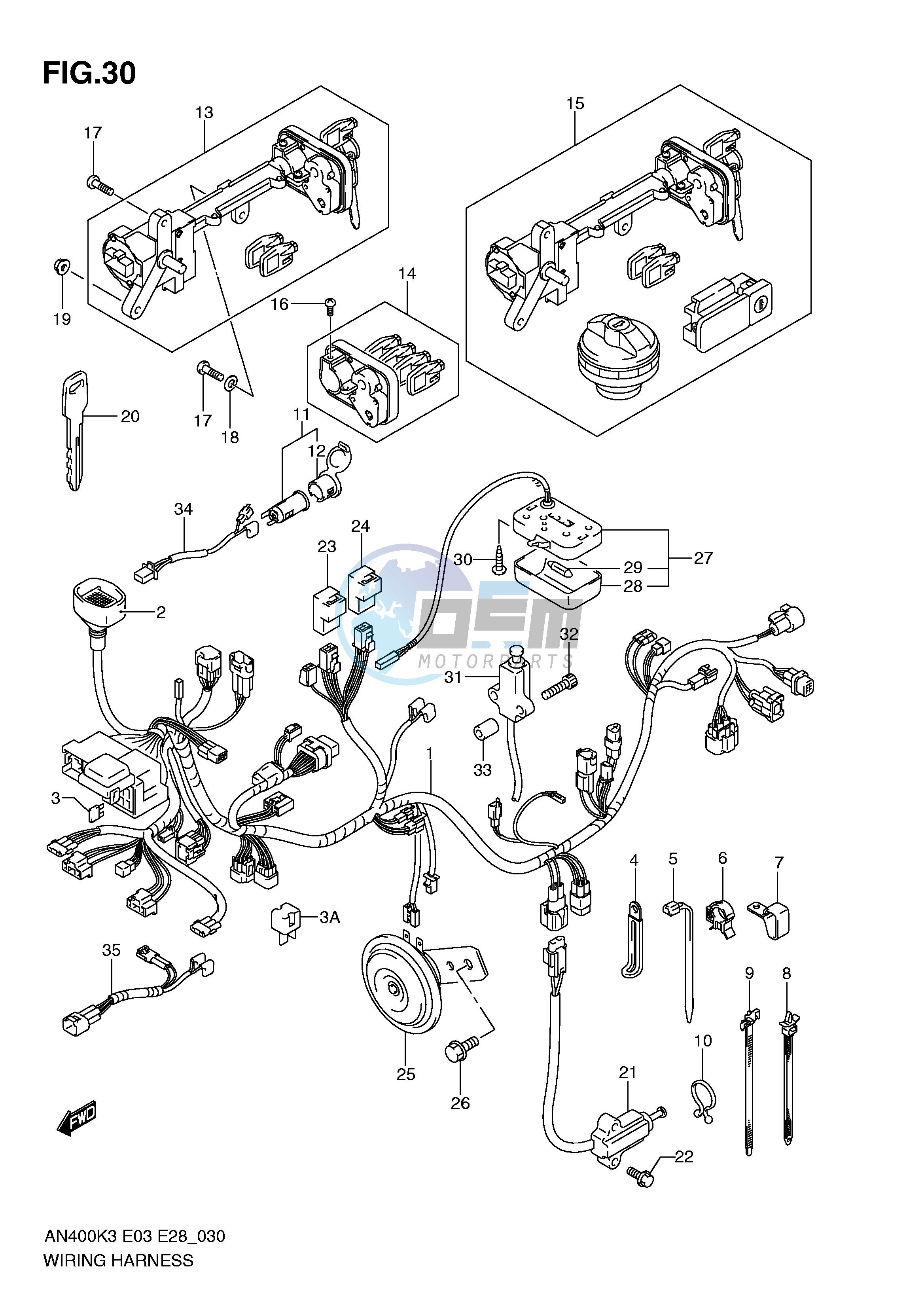 WIRING HARNESS (MODEL K3 K4)