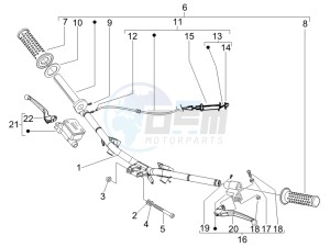 Fly 50 4t (NSE1000U03) drawing Handlebars - Master cilinder