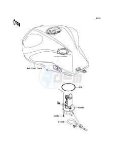 Z1000_ABS ZR1000C8F FR GB XX (EU ME A(FRICA) drawing Fuel Pump