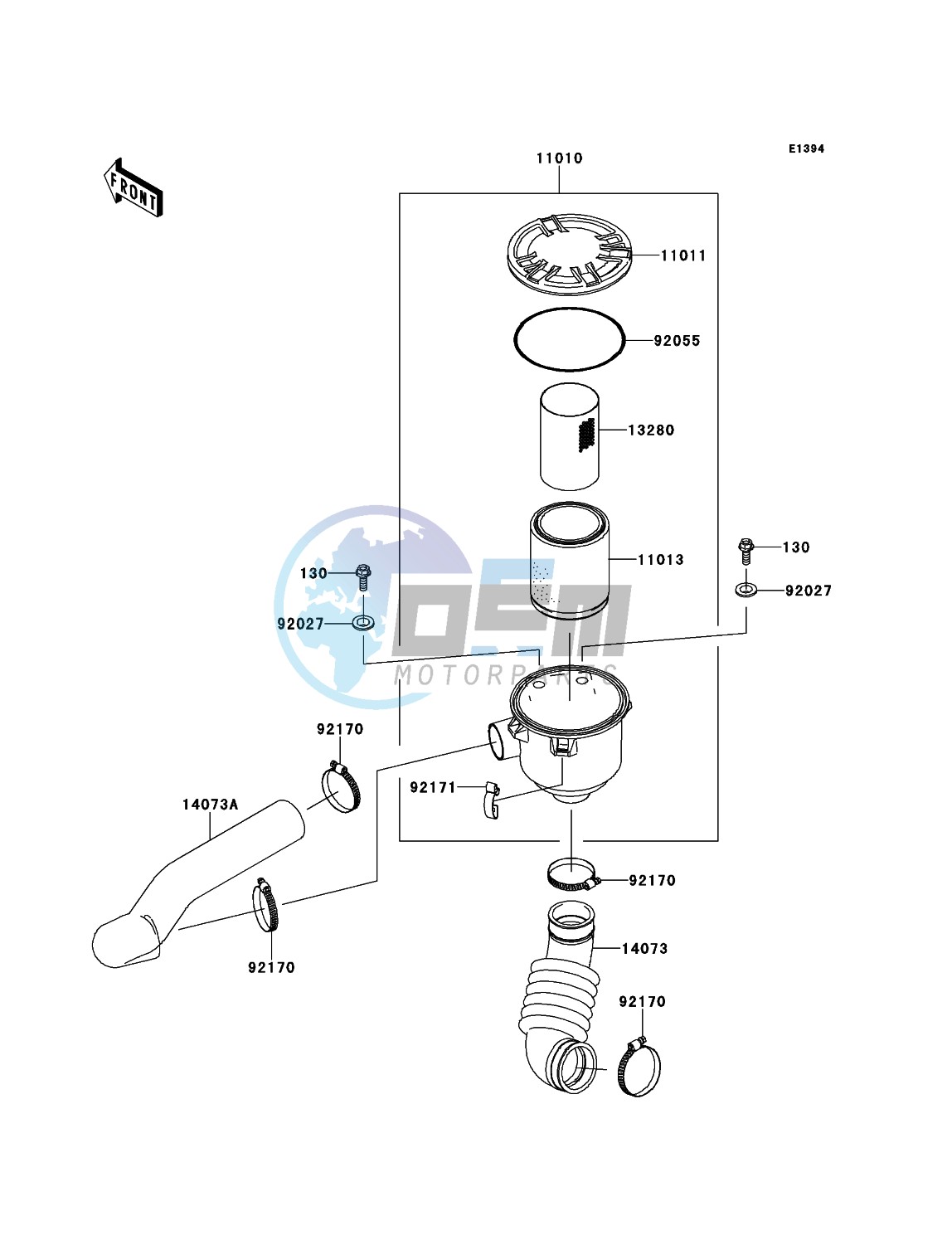 Air Cleaner-Belt Converter