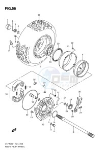 LT-F400 (P24) drawing RIGHT REAR WHEEL