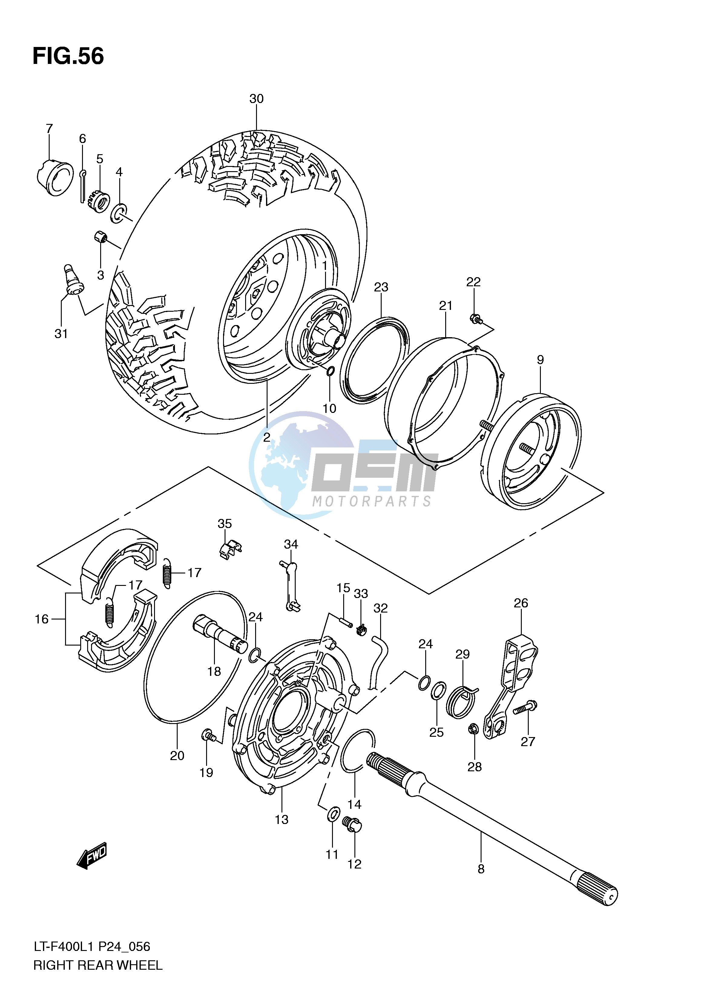 RIGHT REAR WHEEL