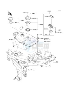 AN 112 D (D6F-D7F) D6F drawing FUEL TANK