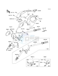 AN 112 D (D6F-D7F) D6F drawing HANDLEBAR