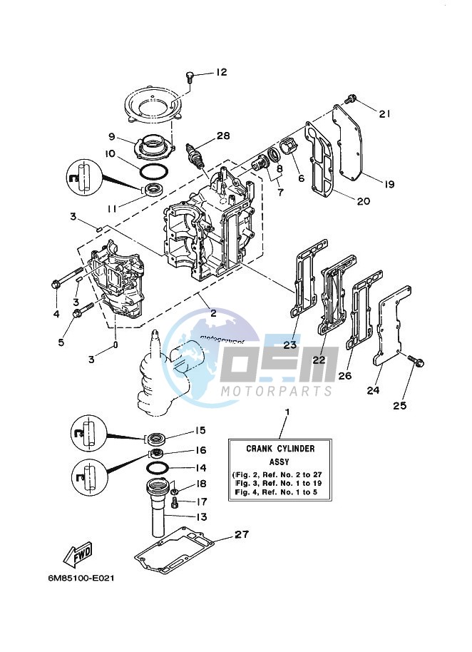 CYLINDER--CRANKCASE