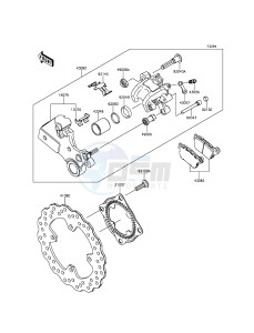 NINJA ZX-10R ZX1000JFFA FR XX (EU ME A(FRICA) drawing Rear Brake