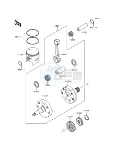 KX 250 K [KX250] (K5) [KX250] drawing CRANKSHAFT_PISTON-- S- -