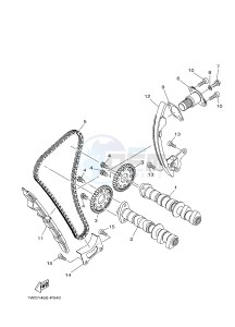 YZF-R3 YZF-R3A 321 R3 (BR53) drawing CAMSHAFT & CHAIN