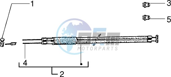 Front brake-gear transmiss.