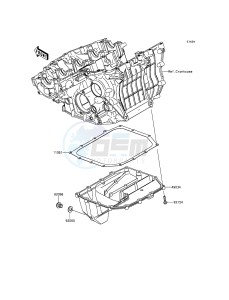 NINJA H2R ZX1000PFF EU drawing Oil Pan