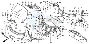 GL1800 drawing WINDSCREEN (GL1800A4/A5) (GL18006/7/8)