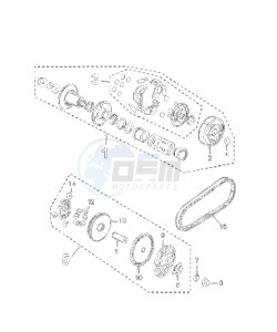 KISBEE 50 N drawing TRANSMISSION